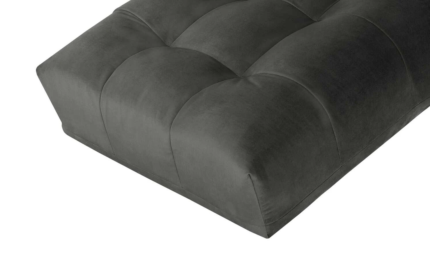 uno Einzelliege Inga | Stein (Dunkelgrau) 4 uno Einzelliege Inga | Stein (Dunkelgrau) – Bild 2