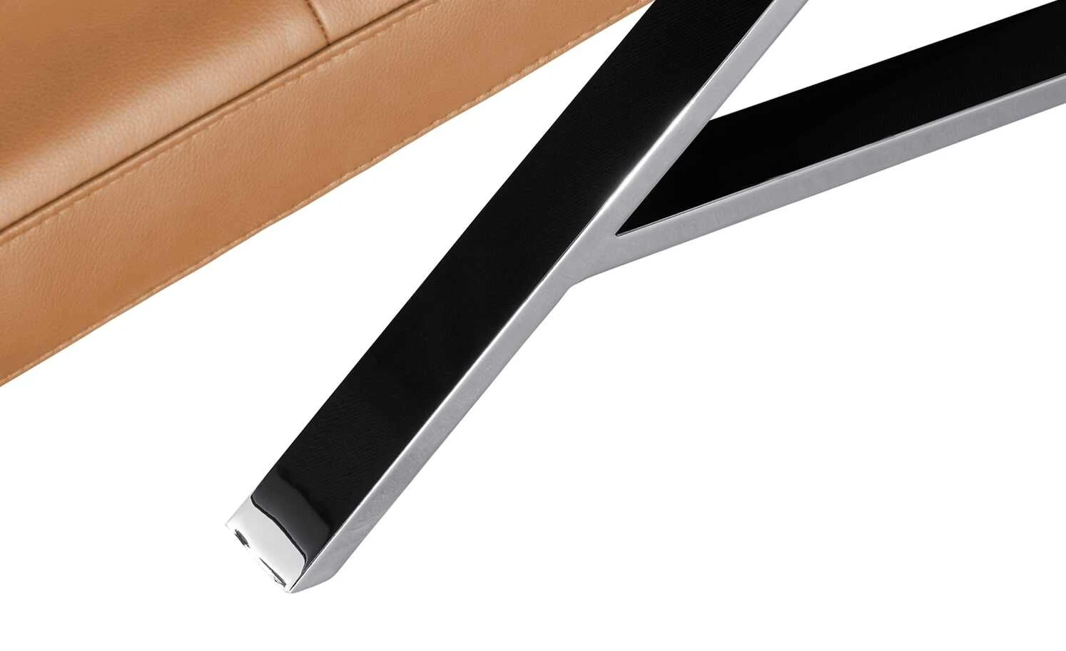 Relaxliege aus Leder Riva | Cognac (Orange-Braun) 6 Relaxliege aus Leder Riva | Cognac (Orange-Braun) – Bild 4