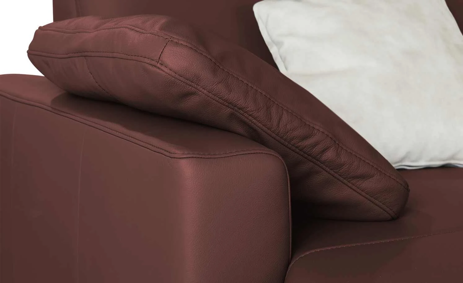 meinSofa Armlehnenkissen Grace | Brombeer (Dunkelrot) 7 meinSofa Armlehnenkissen Grace | Brombeer (Dunkelrot) – Bild 5