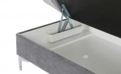 Liege Greta | Grau (Dunkelgrau) links Rückenkissen gesteppt -Polsterzubehör Verkäufe 29403375 8 202204272232