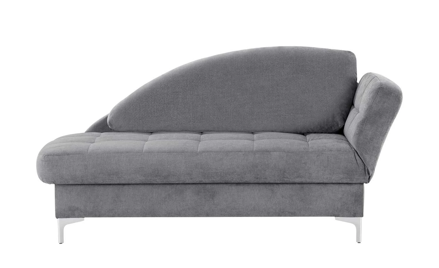 Liege Greta | Grau (Dunkelgrau) rechts Rückenkissen Uni 3 Liege Greta | Grau (Dunkelgrau) rechts Rückenkissen Uni