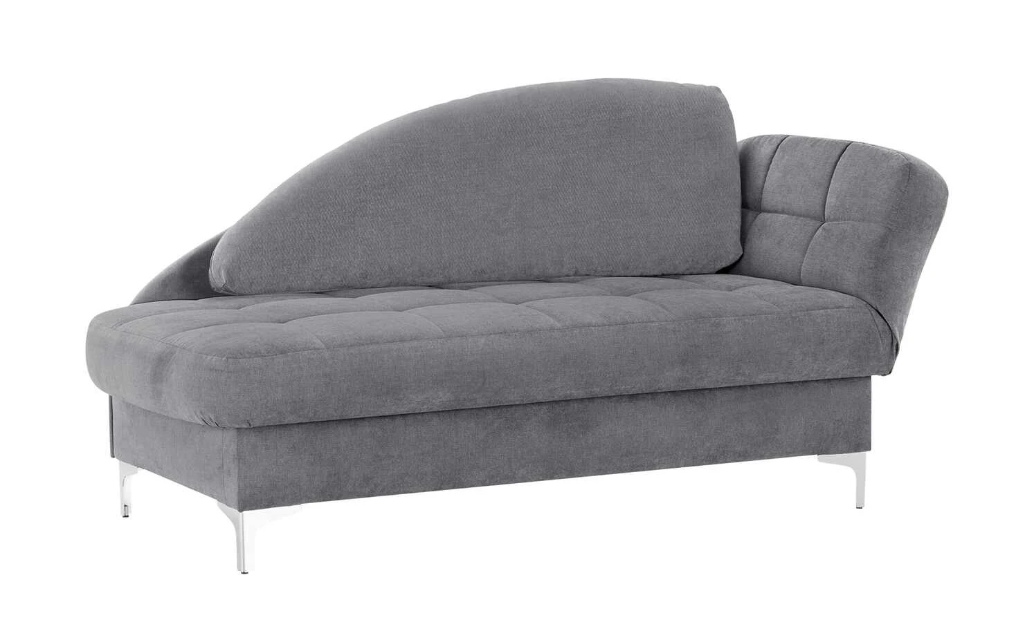 Liege Greta | Grau (Dunkelgrau) rechts Rückenkissen Uni 4 Liege Greta | Grau (Dunkelgrau) rechts Rückenkissen Uni – Bild 2