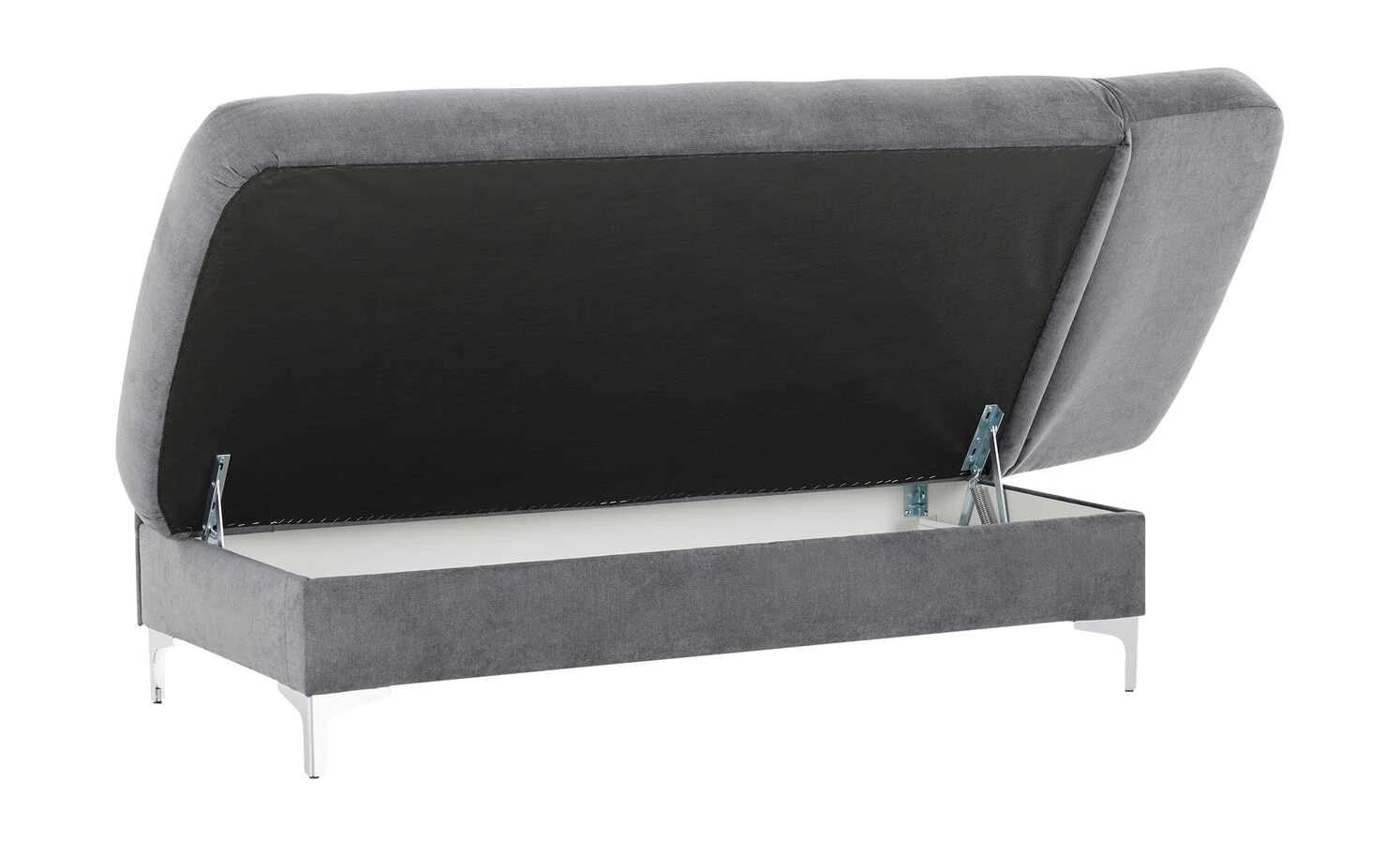 Liege Greta | Grau (Dunkelgrau) rechts Rückenkissen Uni 7 Liege Greta | Grau (Dunkelgrau) rechts Rückenkissen Uni – Bild 5