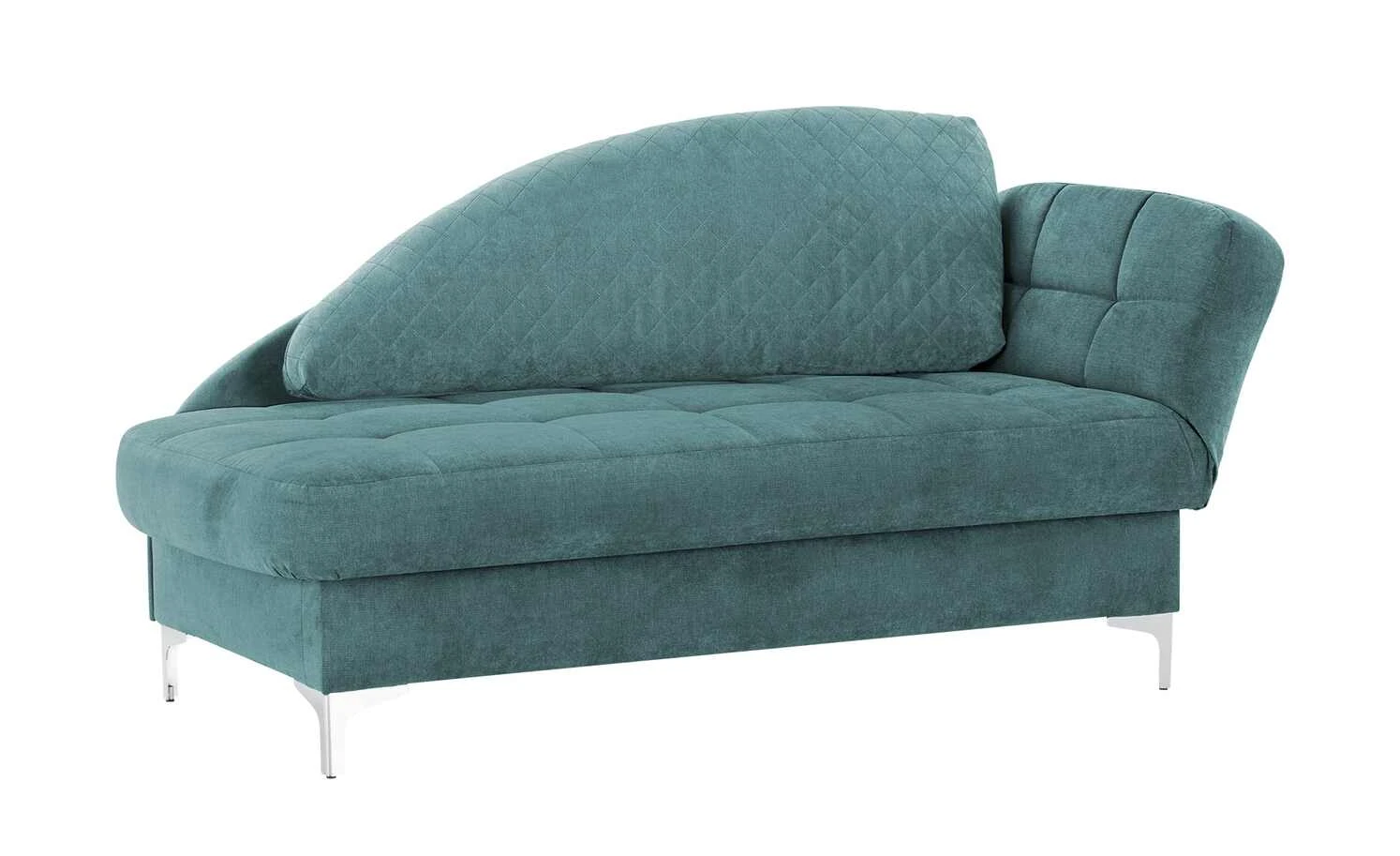 Liege Greta | Smaragd (Petrol) rechts Rückenkissen gesteppt 13 Liege Greta | Smaragd (Petrol) rechts Rückenkissen gesteppt – Bild 11