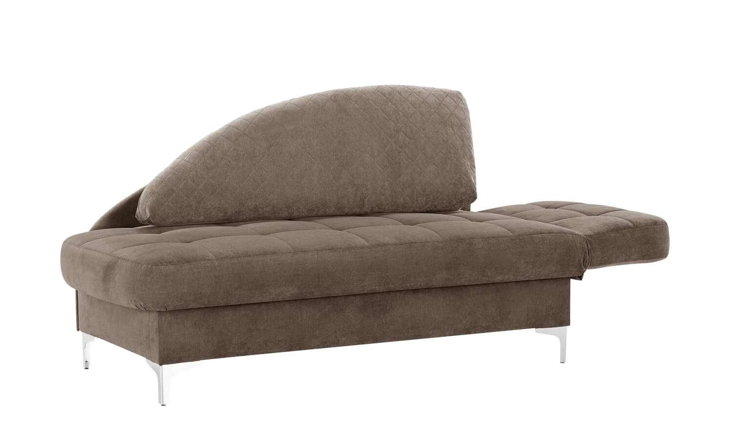 Liege Greta | Braun rechts Rückenkissen gesteppt 13 Liege Greta | Braun rechts Rückenkissen gesteppt – Bild 11