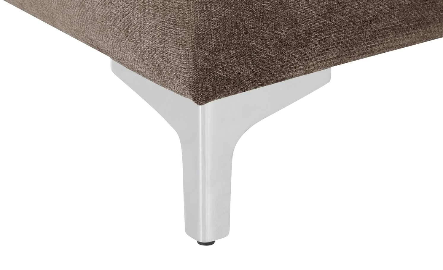 Liege Greta | Braun rechts Rückenkissen gesteppt 6 Liege Greta | Braun rechts Rückenkissen gesteppt – Bild 4