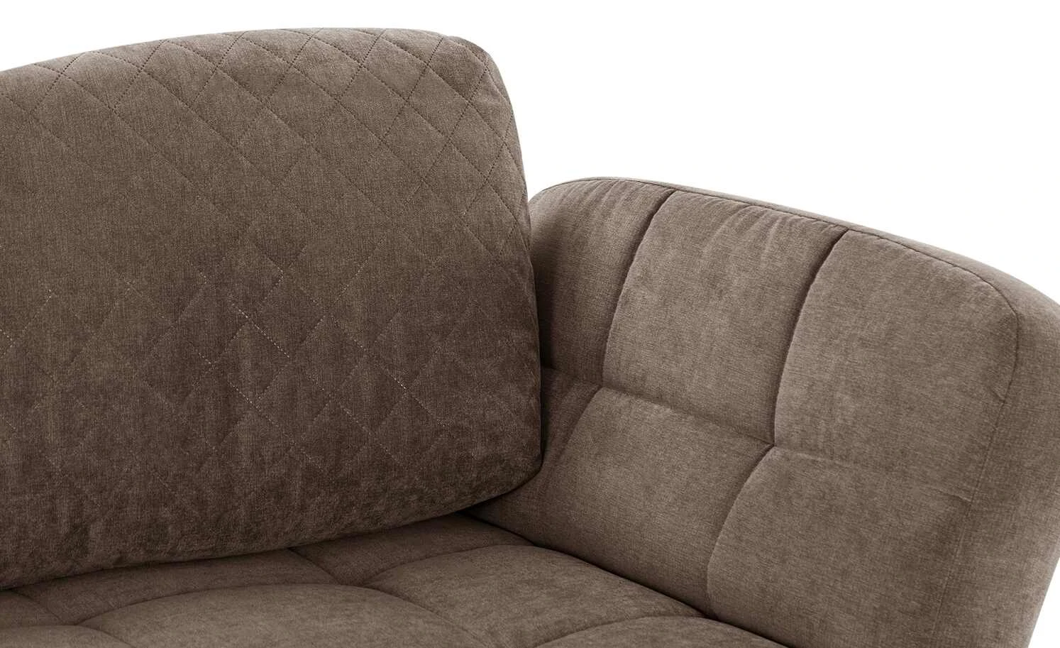 Liege Greta | Braun rechts Rückenkissen gesteppt 8 Liege Greta | Braun rechts Rückenkissen gesteppt – Bild 6