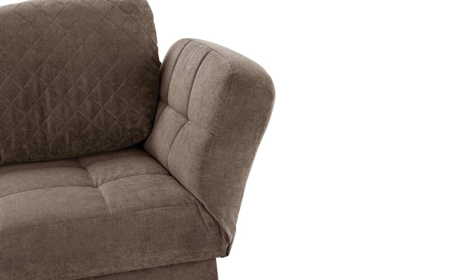 Liege Greta | Braun rechts Rückenkissen gesteppt 9 Liege Greta | Braun rechts Rückenkissen gesteppt – Bild 7