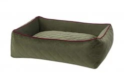 LABONI Hundebett Samt Classic | Olive (Grün) S -Polsterzubehör Verkäufe 28401361 9 202108051259