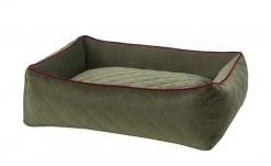LABONI Hundebett Samt Classic | Olive (Grün) L -Polsterzubehör Verkäufe 28401363 5 202108051259