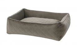 LABONI Hundebett Samt Classic | Stone (Grau) M -Polsterzubehör Verkäufe 28401368 7 202108051259