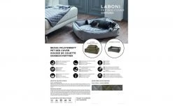 LABONI Hundebett Samt Classic | Stone (Grau) L -Polsterzubehör Verkäufe 28401369 9 202108091258